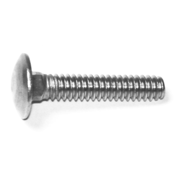 Midwest Fastener 3/16-24 x 1" 18-8 Stainless Steel Coarse Thread Carriage Bolts 10PK 78842